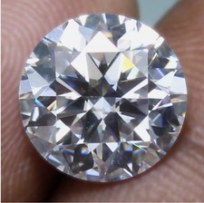 2.50 mm Loose CVD Diamond Round Lab Grown 1 Pc D Color IF Clarity Certified