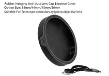 35/44/45/56mm Rubber Anti-dust Eyepiece Lens Cap Cover for Binocular Telescope