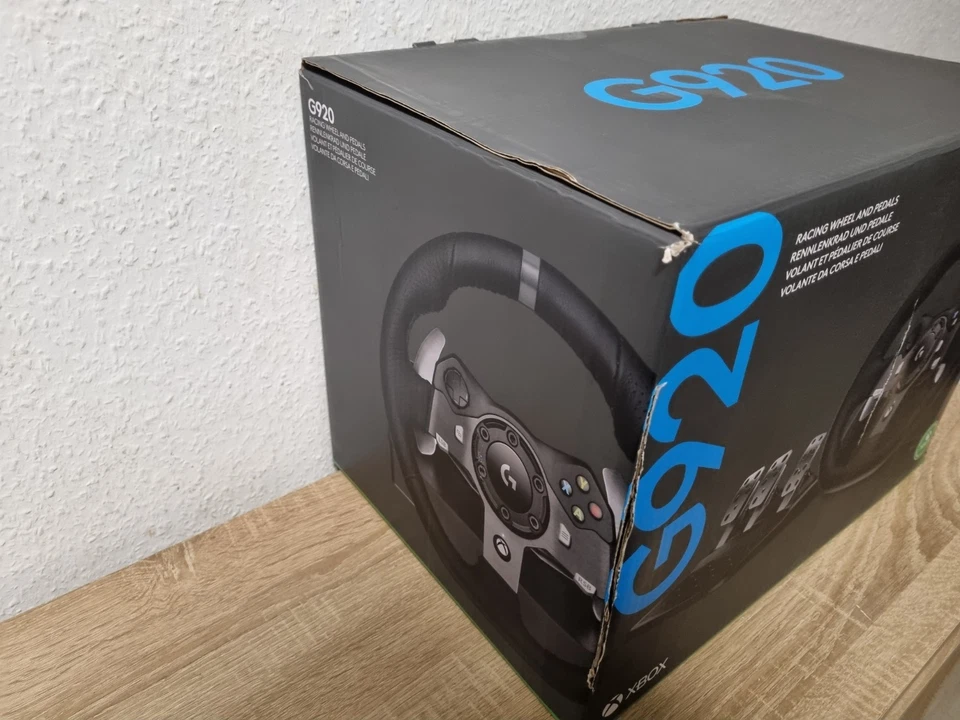 Logitech G920 Driving Force Rennlenkrad für Xbox One/Pc & OVP - Bild 4 von 4