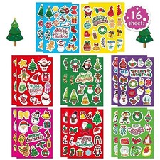 Christmas Stickers for Kids, Merry Christmas Theme Stickers, Winter Craft