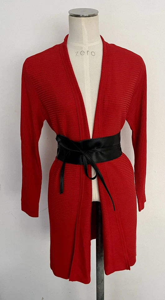 Damen-Cardigan, Gr. 40, rot, neu mit Etikett - Bild 4 von 4