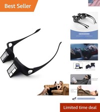 Lazy Glasses - Laying Down Reading Glasses for Bed TV, 90 Degree Upside Down