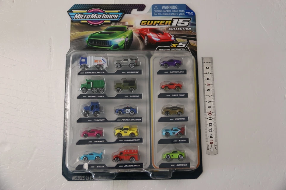 Micro Machines Super 15 Sammlung Bonus Fahrzeuge Wählen Sie Ihr Like