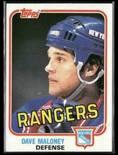 1981-82 Topps Dave Maloney New York Rangers #E100