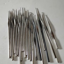Vintage Boyes/Lee Wards Steel Hooks Lot Size 1 Through 14 .Lot Of 20