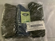 3 Pack Merino Wool Blend Boot Socks Size M