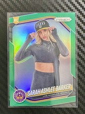 2025 Panini Prizm WNBA Sarah Ashlee Barker #142 RC Green Los Angeles Sparks