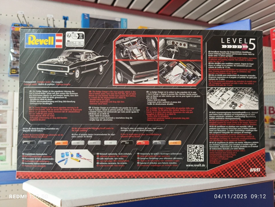 Kit Montaggio Dodge Charger '70 Fast and Furious New - Immagine 2 di 2