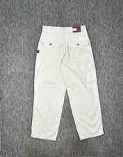 Men’s Tommy Hilfiger Carpenter Style Wide Straight Leg Chino Trousers (W32 L32)