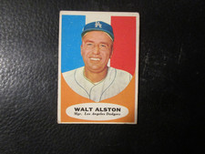 1961  TOPPS #136 WALT ALSTON  DODGERS   VG/EX