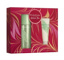 Green Tea by Elizabeth Arden 2pc Gift Set 3.3EDP 3.3 Honey Drops Body Cream NIB