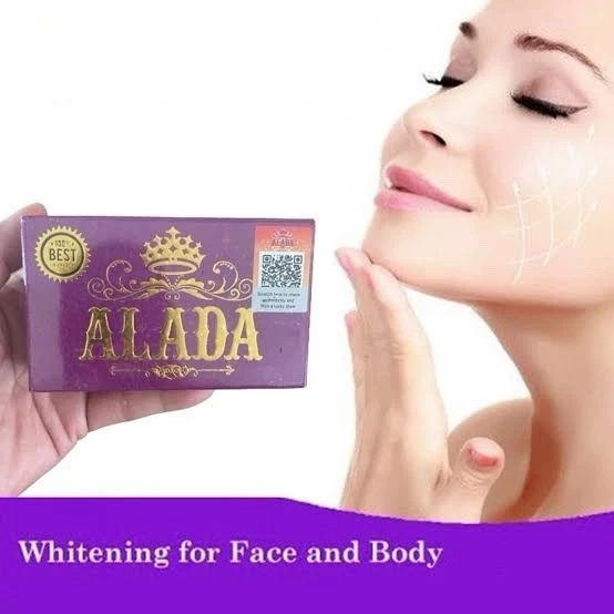 Alada Whitening Soap Naturally Brightening Natural Extract Face & Body Soap 160G