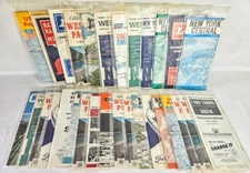 Lot of 30 Vintage Railroad Timetables Mostly 1960's