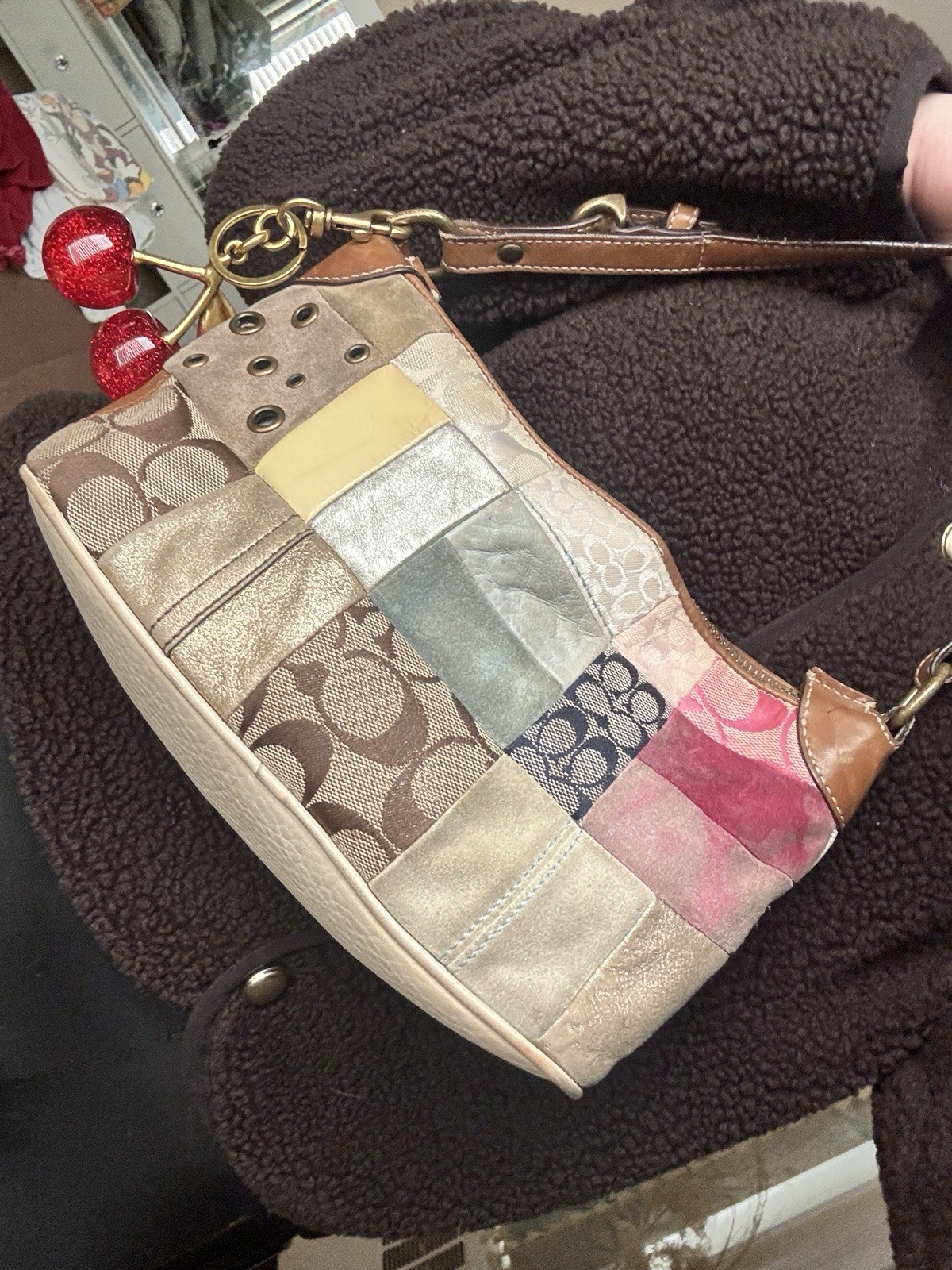 authentic coach patchwork hobo bag DM BEFORE BUYI… - image 1