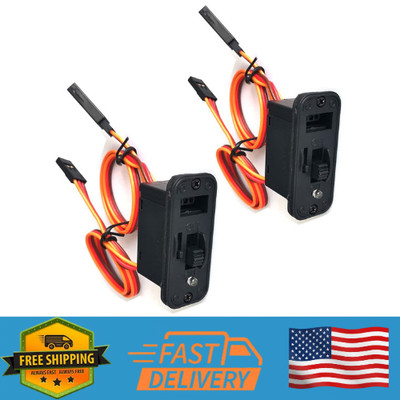 2 Pack JR Style Heavy Duty On/Off Switch with Bright LED and Charge Port RC Prod
