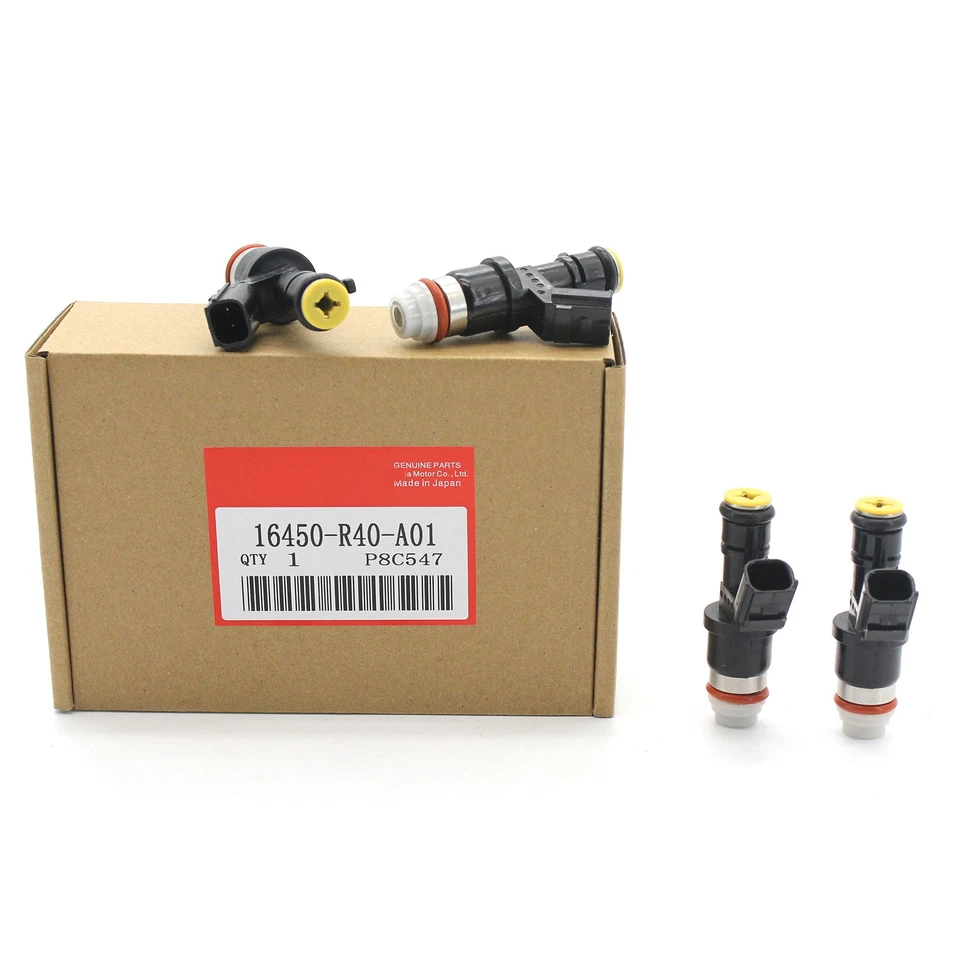 Set of 4 Fuel Injectors 16450-R40-A01 For 2008-2012 HONDA ACCORD 2.4L OEM - Image 4 of 4