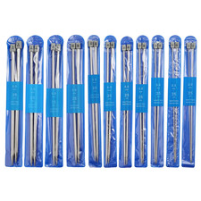 22Pcs/Lot 2.0Mm-8.0Mm Knitting Needle Set 35Cm Single Point DIY Weave Sweater Cl