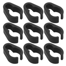 9Pcs Reusable Mic Stand Cable Clips Plastic Clamps for Studio Cord Organization