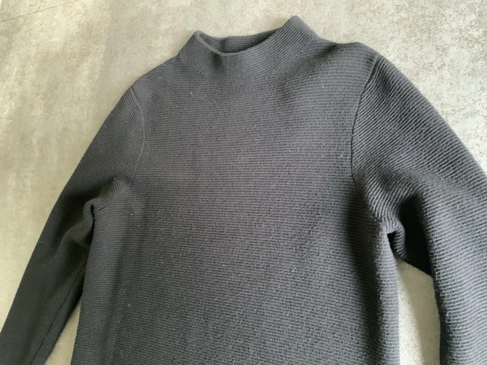 Robe Pull courte noire - marque 123 - taille L - - Photo 2/4