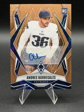 2025 Panini Phoenix Football Andres Borregales (RC) #214 Bronze Pandora Auto /99