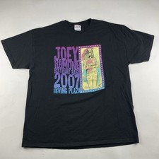 2007 Joey Ramone Birthday Bash T Shirt Men XL Ramones Rare Slinky Vagabond Bully