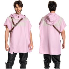Cosplay Jedi Survivor Cal Kesti Costume Halloween Cloak Strap Carnival Mens Tops
