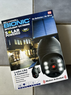 Bell+Howell Bionic Spotlight Extreme 360  Motion Sensor Solar Spotlight Outdoor 