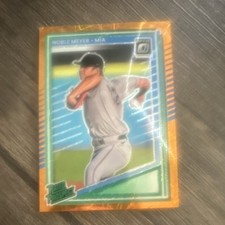 Panini Donruss - Noble Meyer #110 (Rated Prospect, Orange Parallel, Miami, Base…