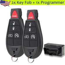 2 For Chrysler 300 Jeep Grand Cherokee 5btn Remote Key Fob Iyz-c01c Programmer 2 For Chrysler 300 Jeep Grand Cherokee 5btn Remote Key Fob Iyz-c01c Programmer