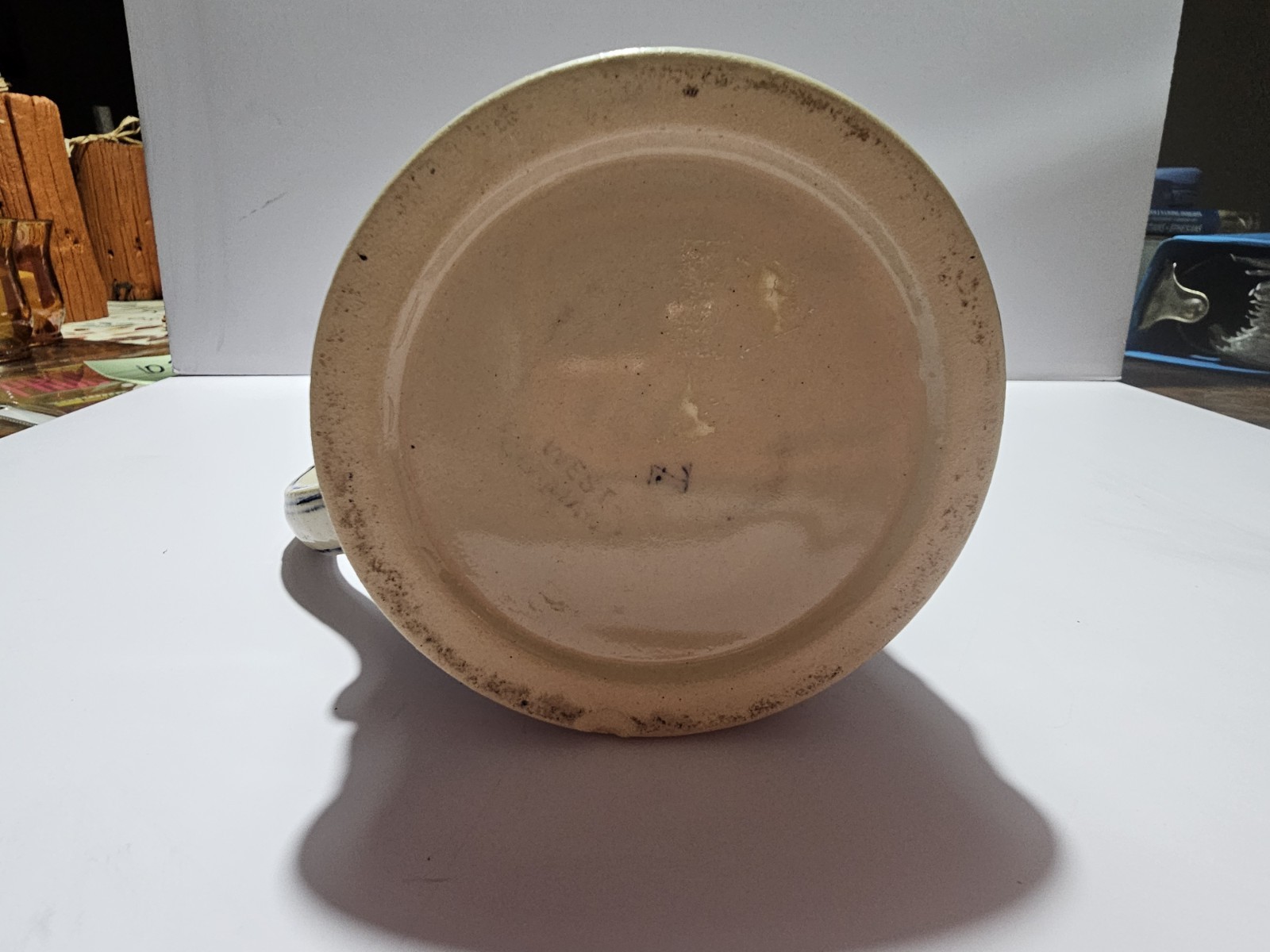 Vintage Gerz Beer Stein Brewing Lions Cobalt Blue Bier Mug West Germany