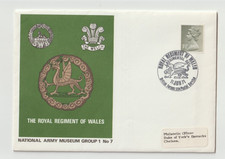 11/6/1971 UK GB Cover - Army Museum 1/7 - The Royal Regiment of Wales #2