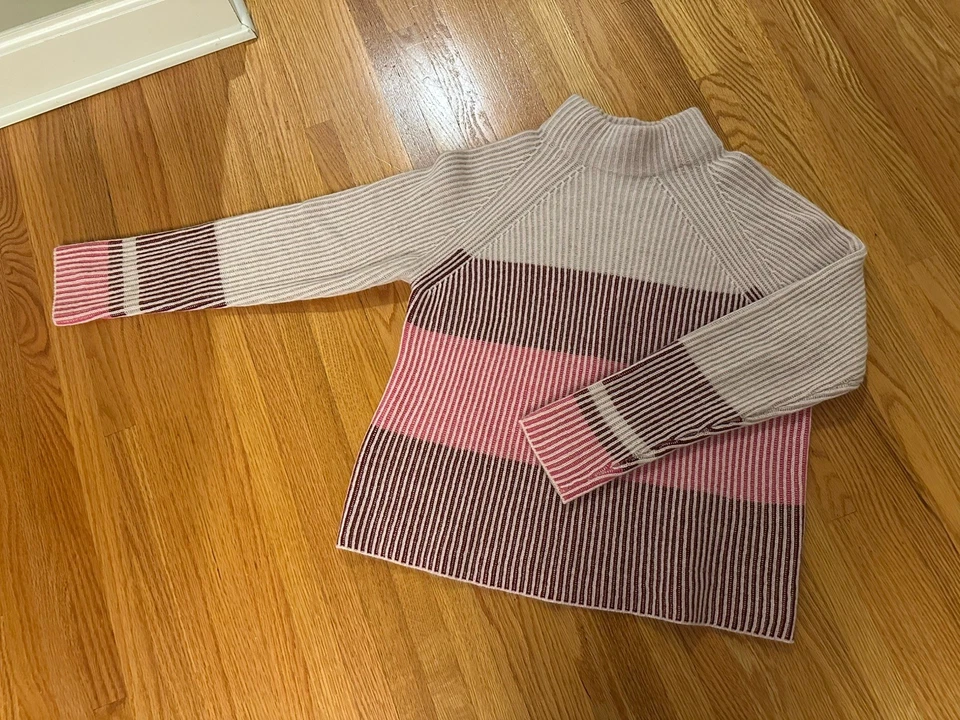 Suéter Kinross 100 % cachemir cuello falso para mujer mediano - excelente ligeramente usado Foto 2 de 4