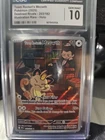 Team Rockets Meowth 203/182 Illustration Rare Destined Rivals CGC 10 Gem Mint