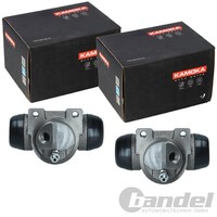 2X Kamoka Radbremszylinder 20,64Mm Passend FÜR Peugeot 406 Trommelbremse Hinten