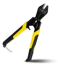 8" Mini Bolt Cutter for Wire, Chrome Molybdenum Steel, Soft Grip Handle