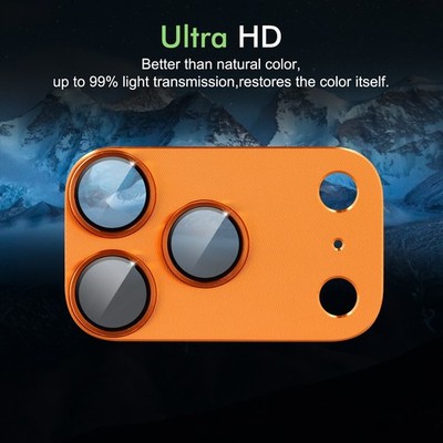 2Pcs For iPhone Air 17 Pro Max  Metal Alloy Tempered Glass Camera Lens Protector