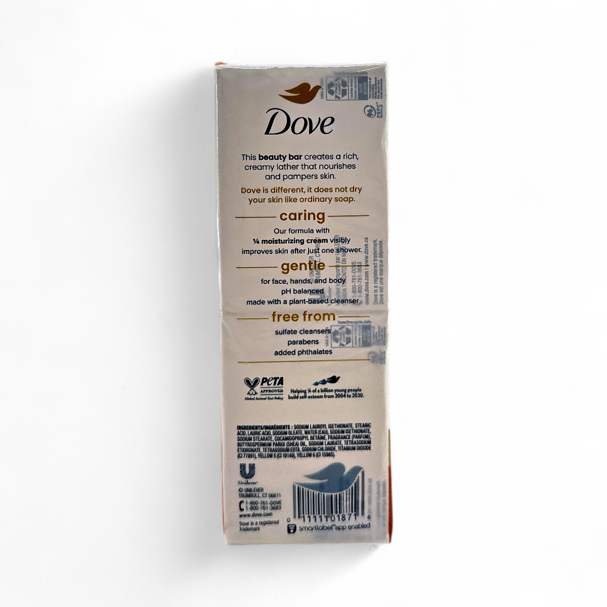 Dove Beauty Bar Shea Butter + Vanilla Soap - 3.75 oz/ 16 Count