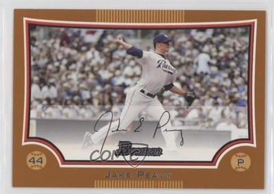 2009 Bowman Orange 75/250 Jake Peavy #146 0l1