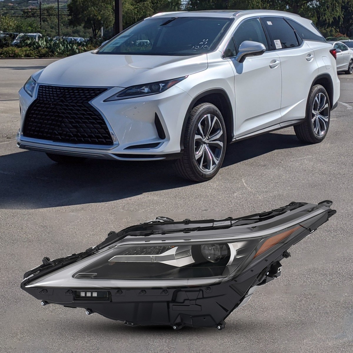 Headlamp For 2020-2022 Lexus RX350 RX450h LED Headlight (Non-AFS