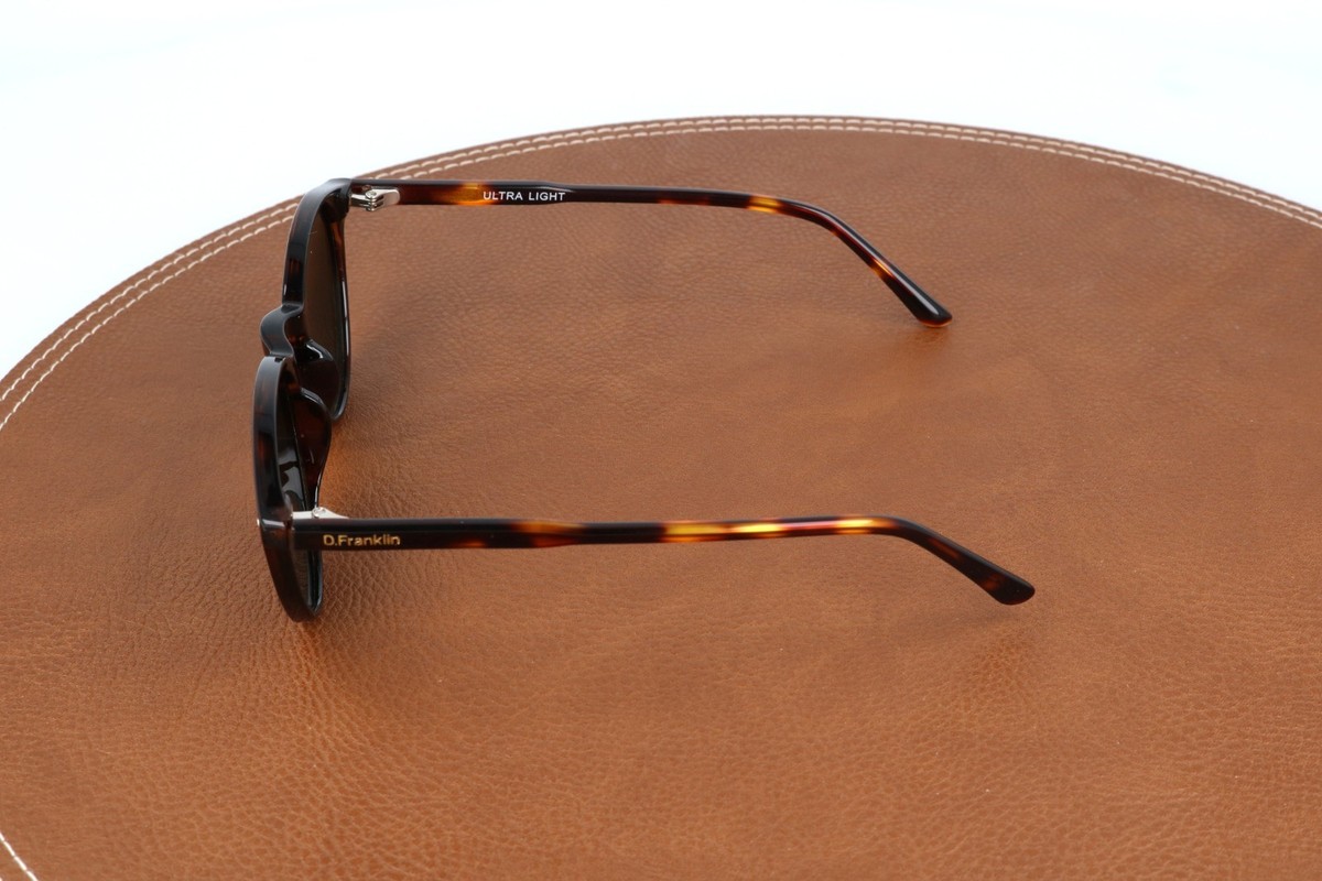 D Franklin Ultra Light Max Carey Tortoise Polarized Sunglasses 50