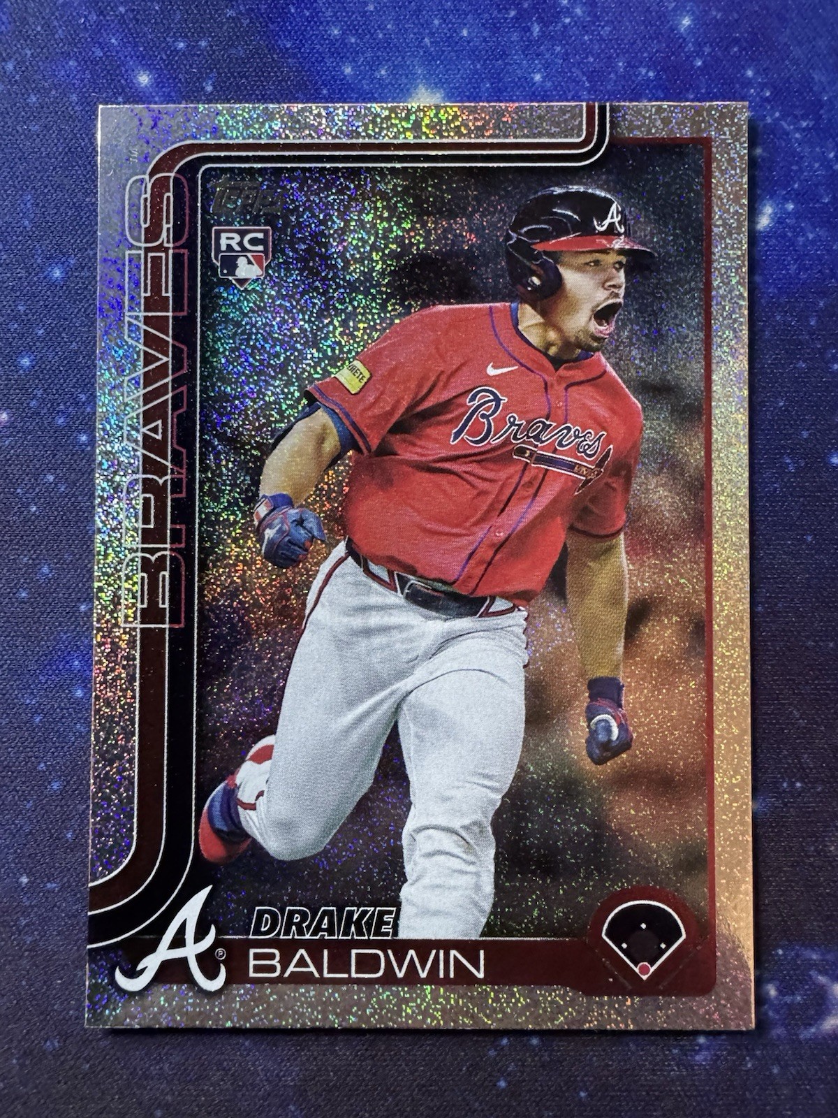 2025 Topps Update Drake Baldwin Rookie Debut Sand Glitter RC US87 SP