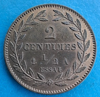 Charles X , ESSAI 2 1/2 centimes (1824) - Photo 1/4