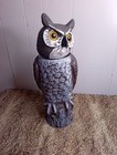 2005 Bobblehead Owl Blow Mold Dalen Products Outdoor Garden Decoy 19" USA 