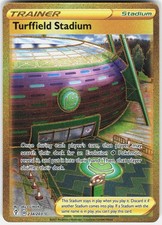 Turffield Stadium 234/203 Secret Rare Evolving Skies NM Pokemon Single Card