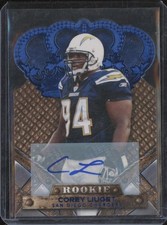 2011 Panini Crown Royale COREY LIUGET RC Rookie Auto /50 Blue Football NFL NC25