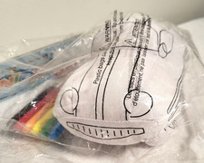 Kids Color By Number Race Car Plush Craft Kit 8