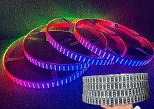 Brightest 4Rolls 15.5" Quad Row Chasing LED Wheel Ring Lights for Car Truck