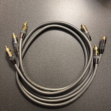 Acoustic Research Pro Series Directional Balanced Line 3’ RCA used cables single
