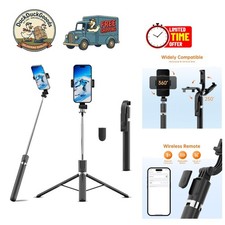 67" Selfie Stick Tripod with Wireless Remote - Perfect for Travel Group Photos