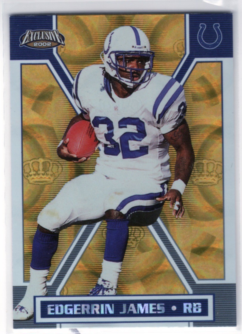 2002 Pacific Exclusive #75 Edgerrin James